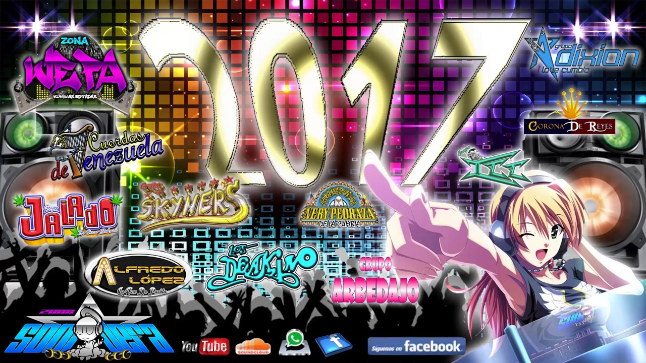 Mix Cumbias Sonideras 2016 - 2017 Exitos Para Bailar En Año Nuevo