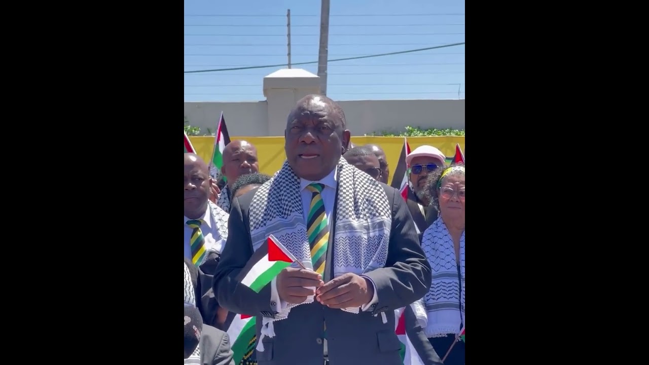 President Ramaphosa & ANC slam Israeli Brutality
