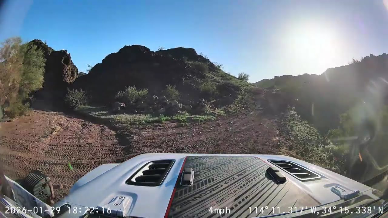 Earp Falls Trail Crossroad OHV California