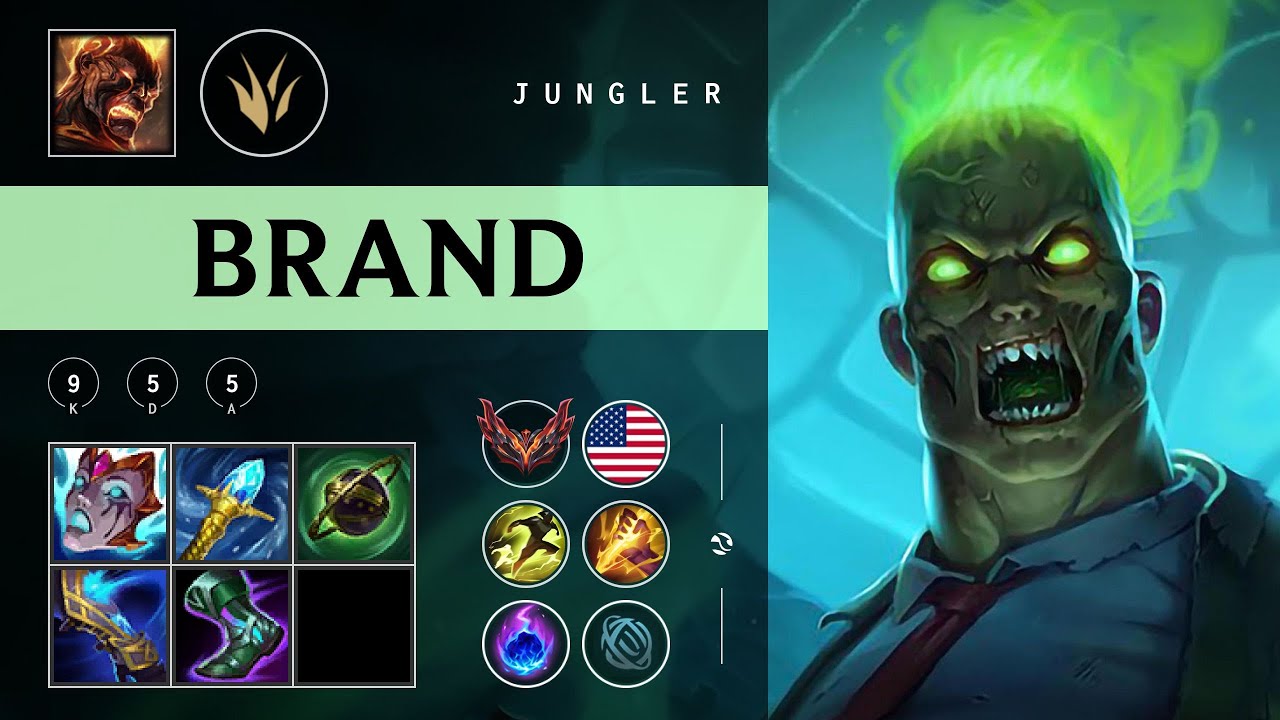 Brand Jungle vs Zed - NA Grandmaster Patch 25.24