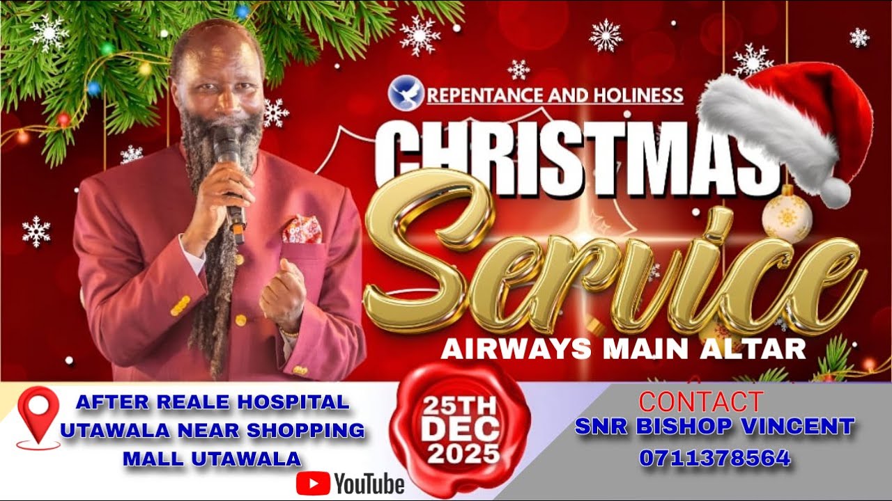 AIRWAYS MAIN ALTAR CHRISTMAS SERVICE DECEMBER 25th, 2025