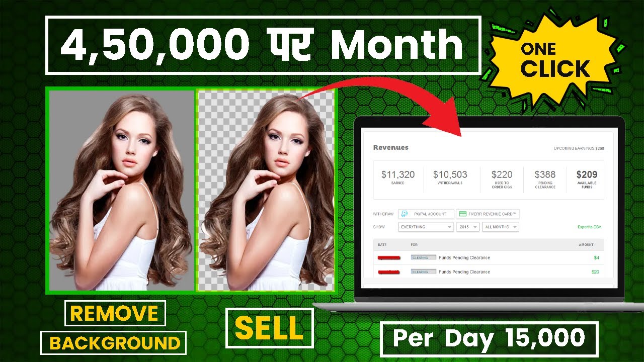 Background remove karke paise kaise kamaye | fiverr background removal work 2022 | 