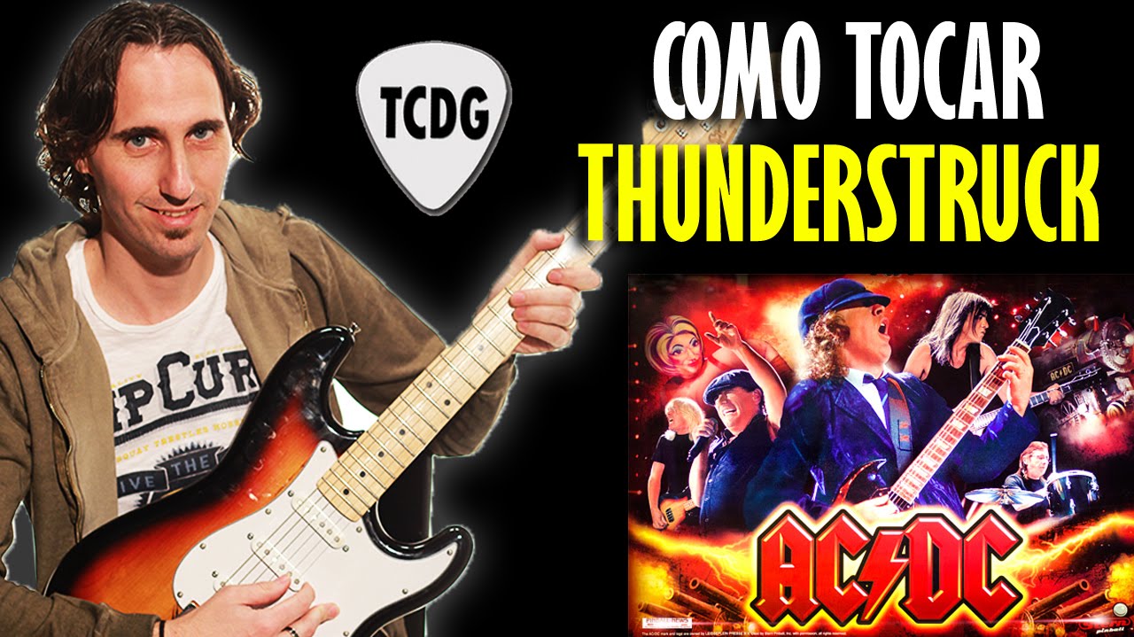 Aprender Como Tocar Thunderstruck En Guitarra Eléctrica (AC/DC) TCDG