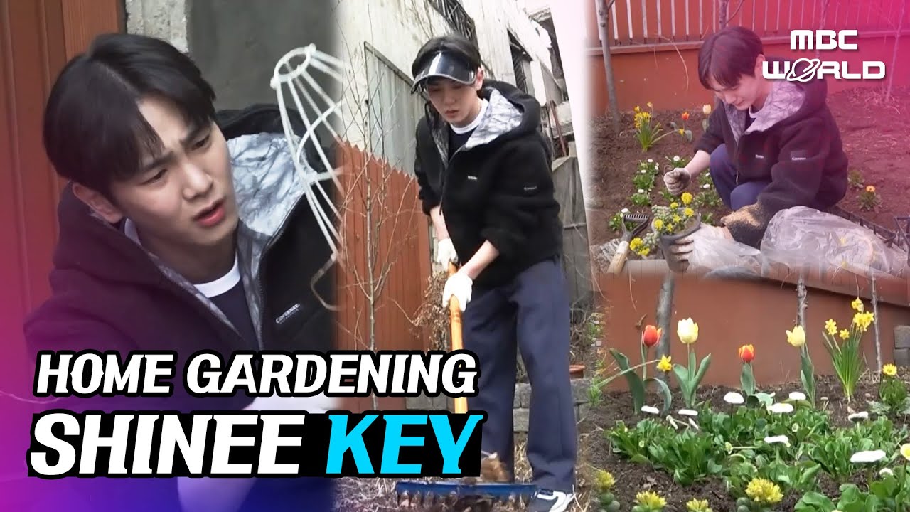 [C.C.] Made my own house garden and planted vegetables! #SHINEE #KEY