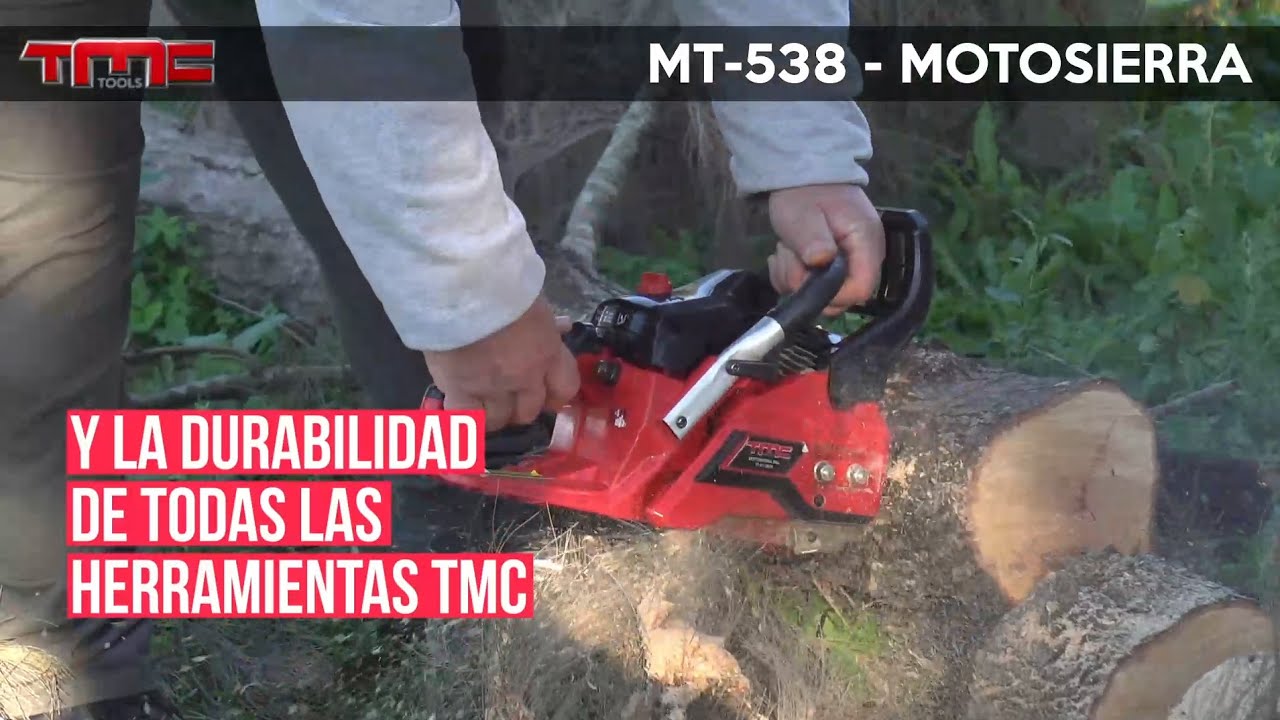 Motosierra TMC MT538 · 38cc.