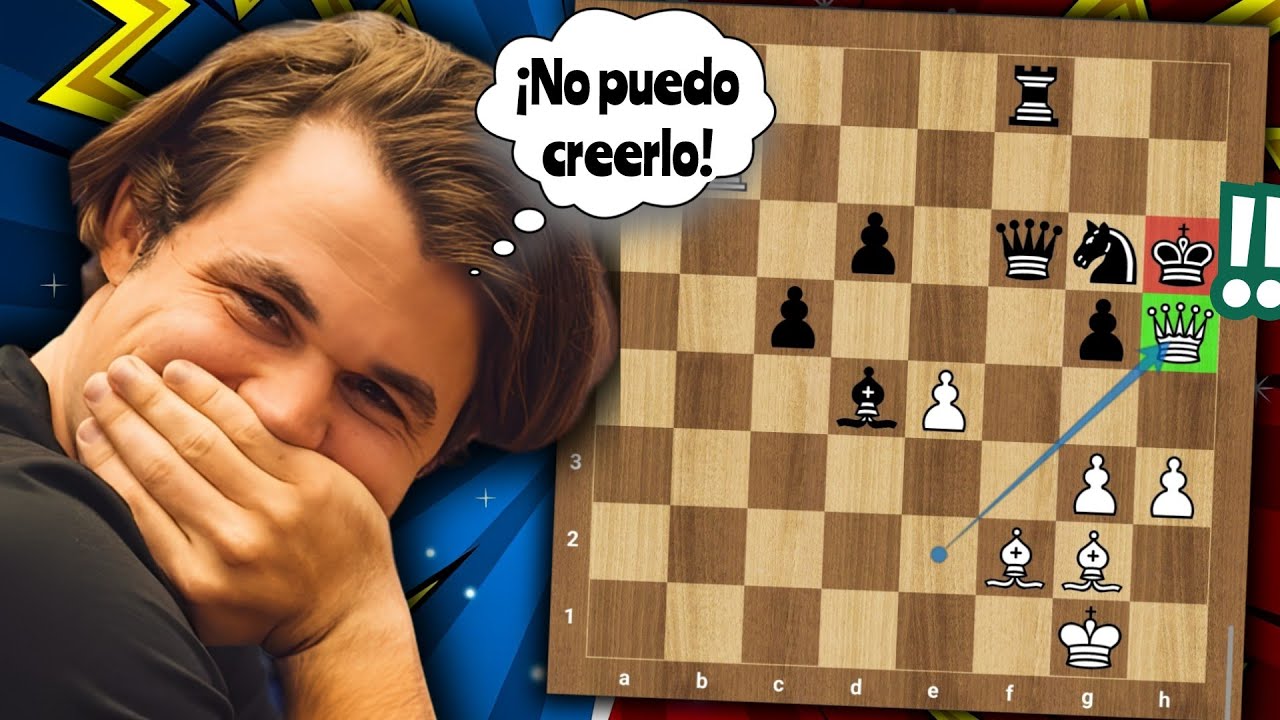 !!CARLSEN RECIBE UN MATE INCREIBLE DE UN DESCONOCIDO😱💥!! | Bynum vs. Carlsen | (Torneo de Titulados)
