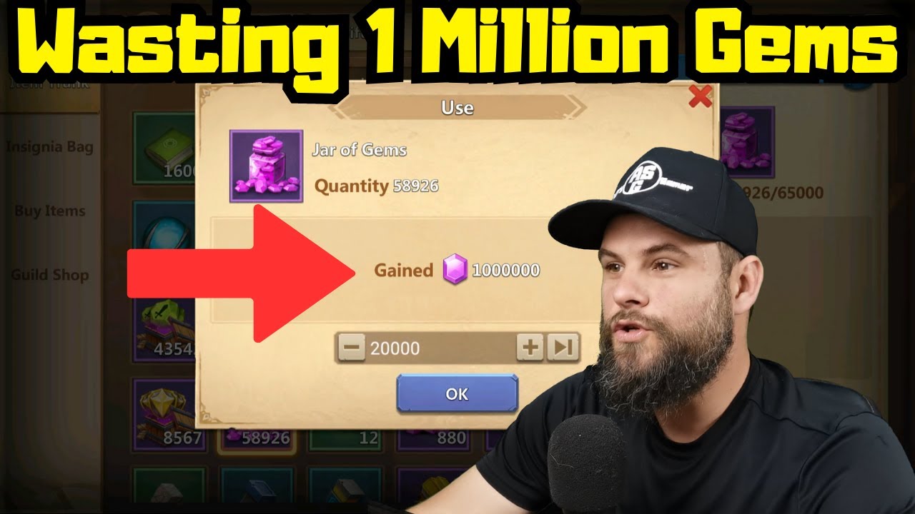 Spending 1 Million Gems on Bongs Account | Castle Clash