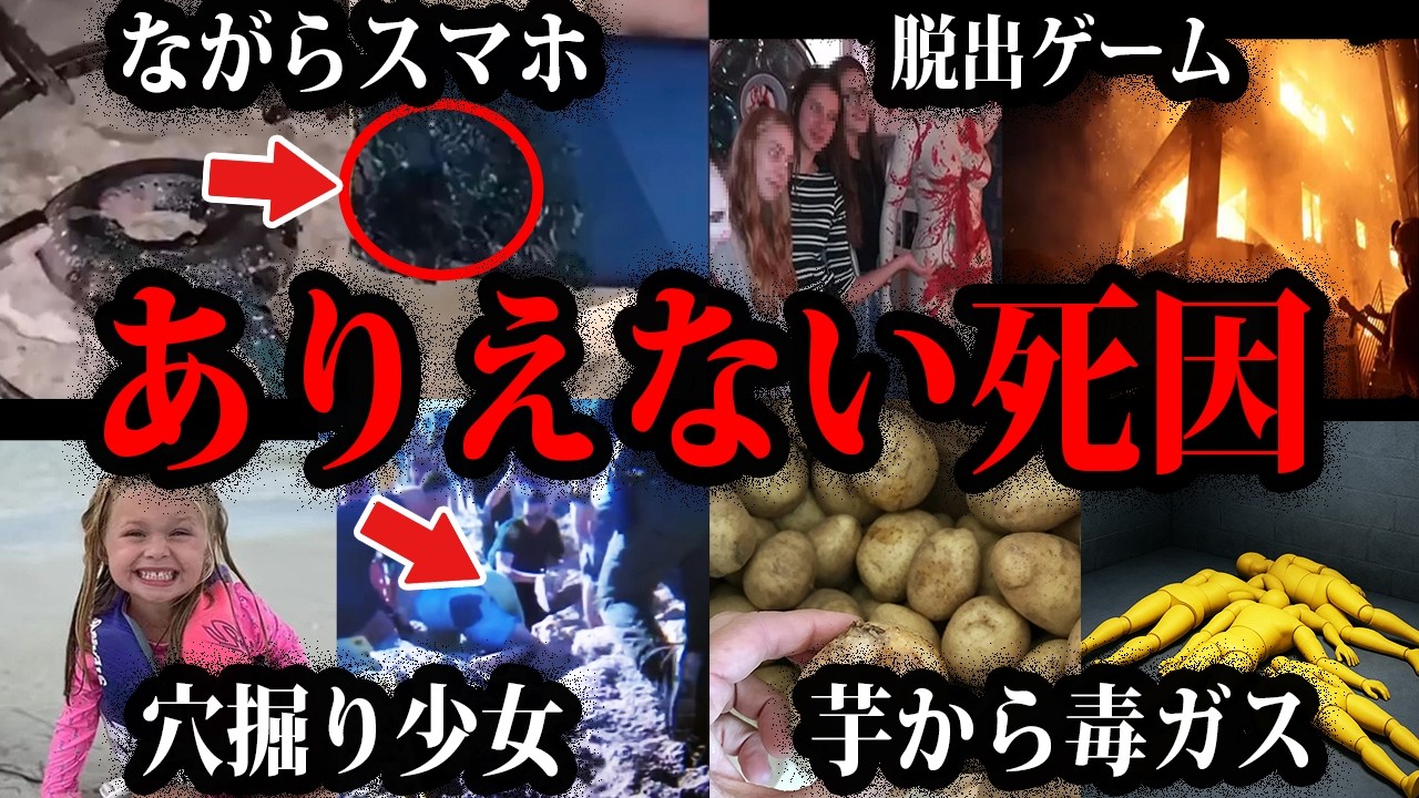 【ゆっくり解説】こんなに簡単に命を落とす。本当にあったありえない死因総集編
