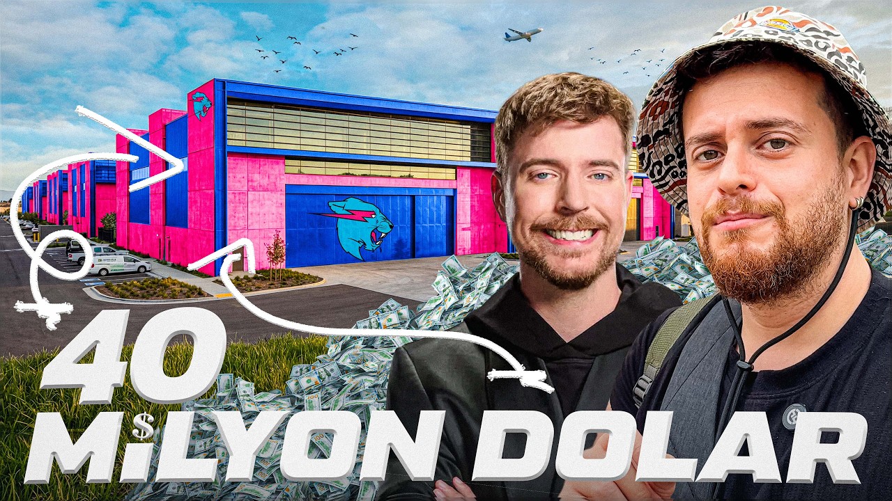 MrBeast&rsquo;in B&uuml;t&uuml;n St&uuml;dyolarını Gezdim! 40 Milyon Dolarlık St&uuml;dyo!