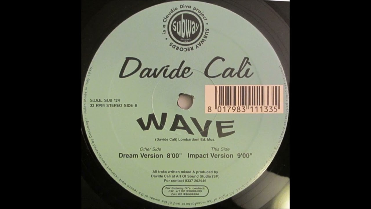 Davide Cali - Wave (Dream Version) -1996-