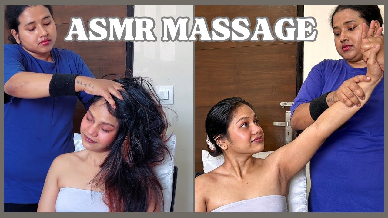 Cosmic Indian Head Massage By Monalisa | Hair Combing, Shoulder & Neck Massage, Hand Massage