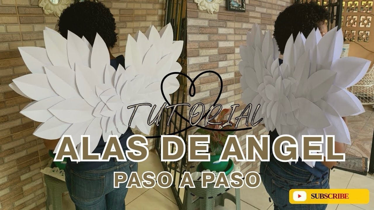 ALAS DE ANGEL / como hacer alas de angel de carton #manualidade #manufacturing #cartoon #disfraz 