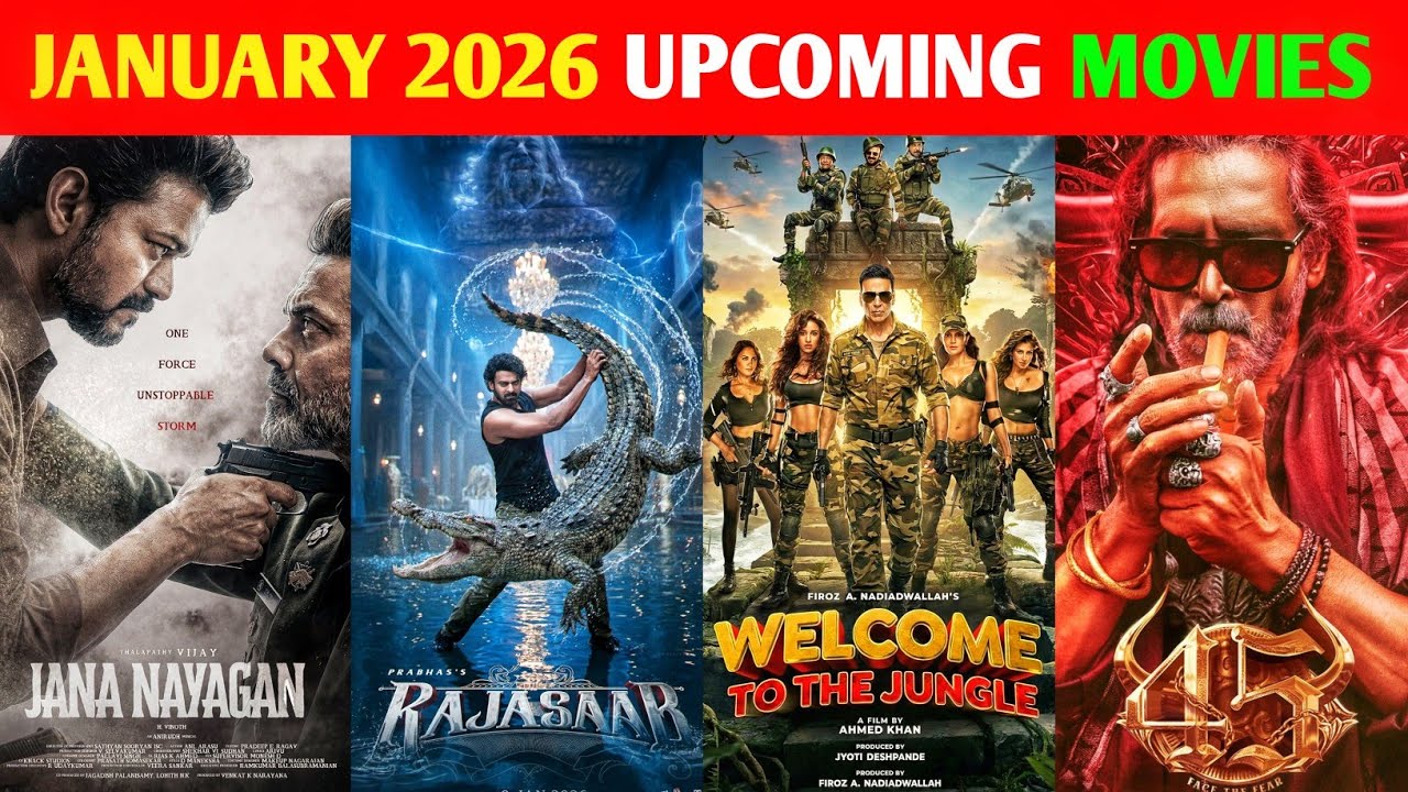 January 2026 - Top 10 Upcoming Indian Movies You Can't Miss | Top 10 Upcoming Movies In January 2026