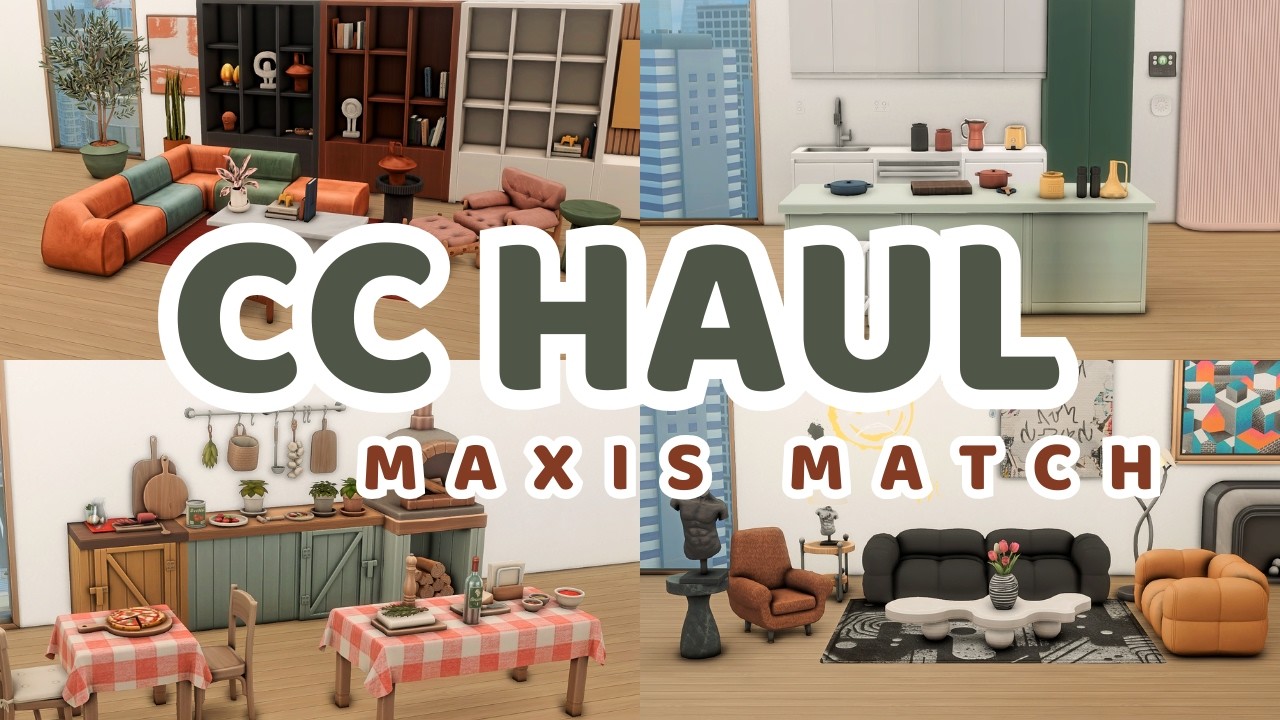 ✨ Best Maxis Match Furniture CC Finds | Sims 4 Custom Content Haul