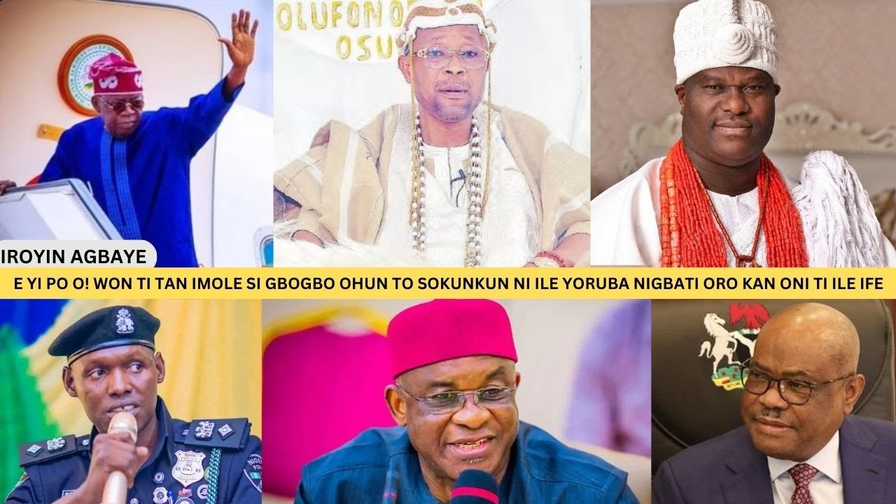 E YI PO O! WON TI TAN IMOLE SI GBOGBO OHUN TO SOKUNKUN NI ILE YORUBA NIGBATI ORO KAN ONI TI ILE IFE.