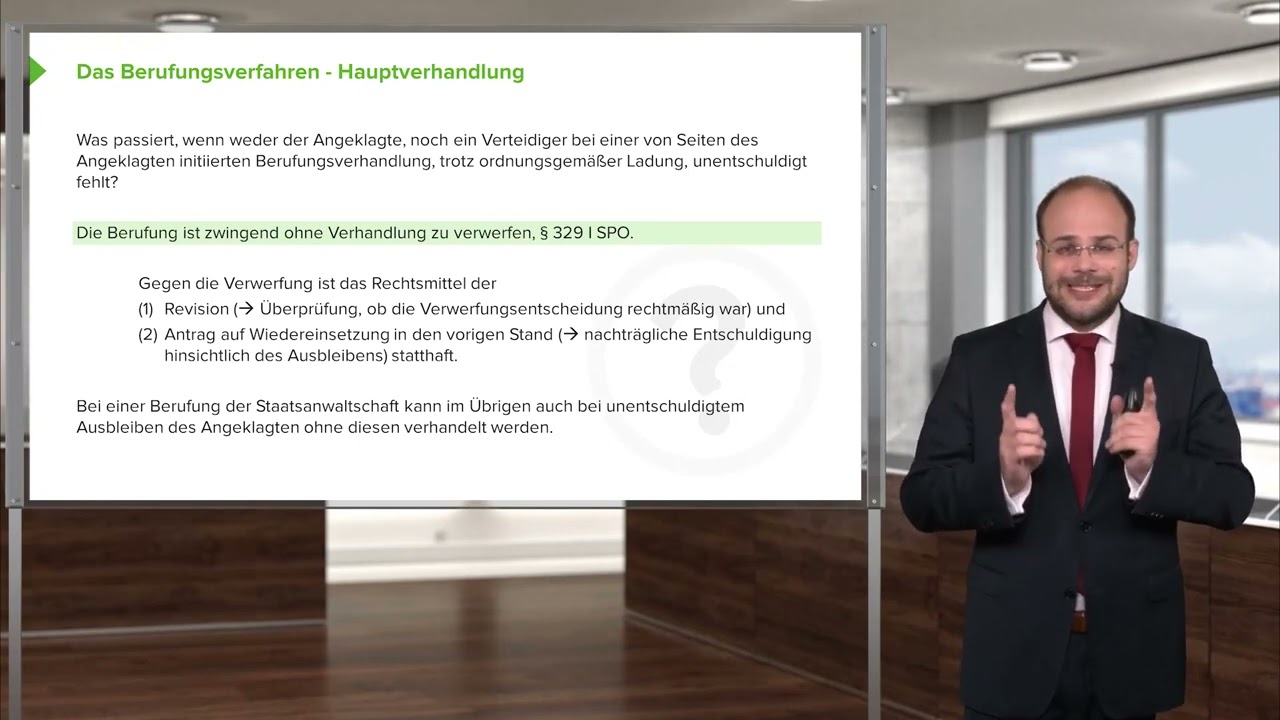 Staatsprozessordnung I Rechtsbehelfe: Berufung (&sect;&sect; 312 ff. StPO) I RA Stefan Koslowski