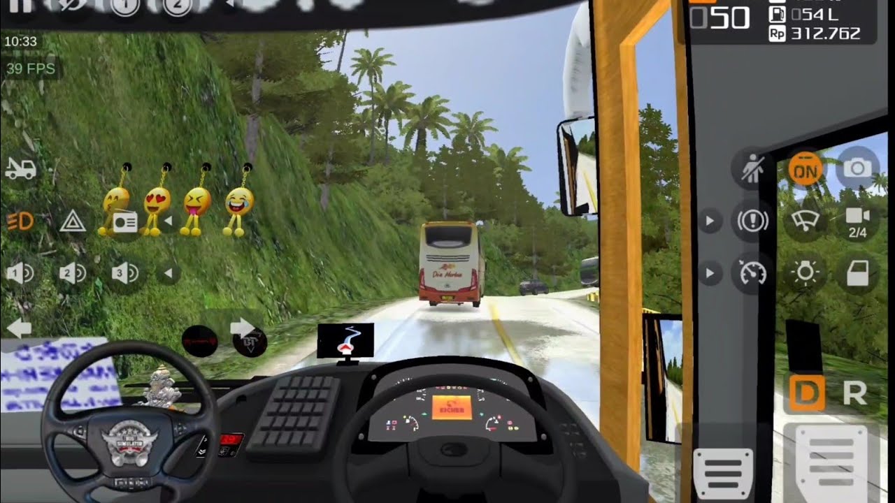 Bus Driving on Cement Road | Ultra Realistic Graphics | Indian Bus Simulator 2025