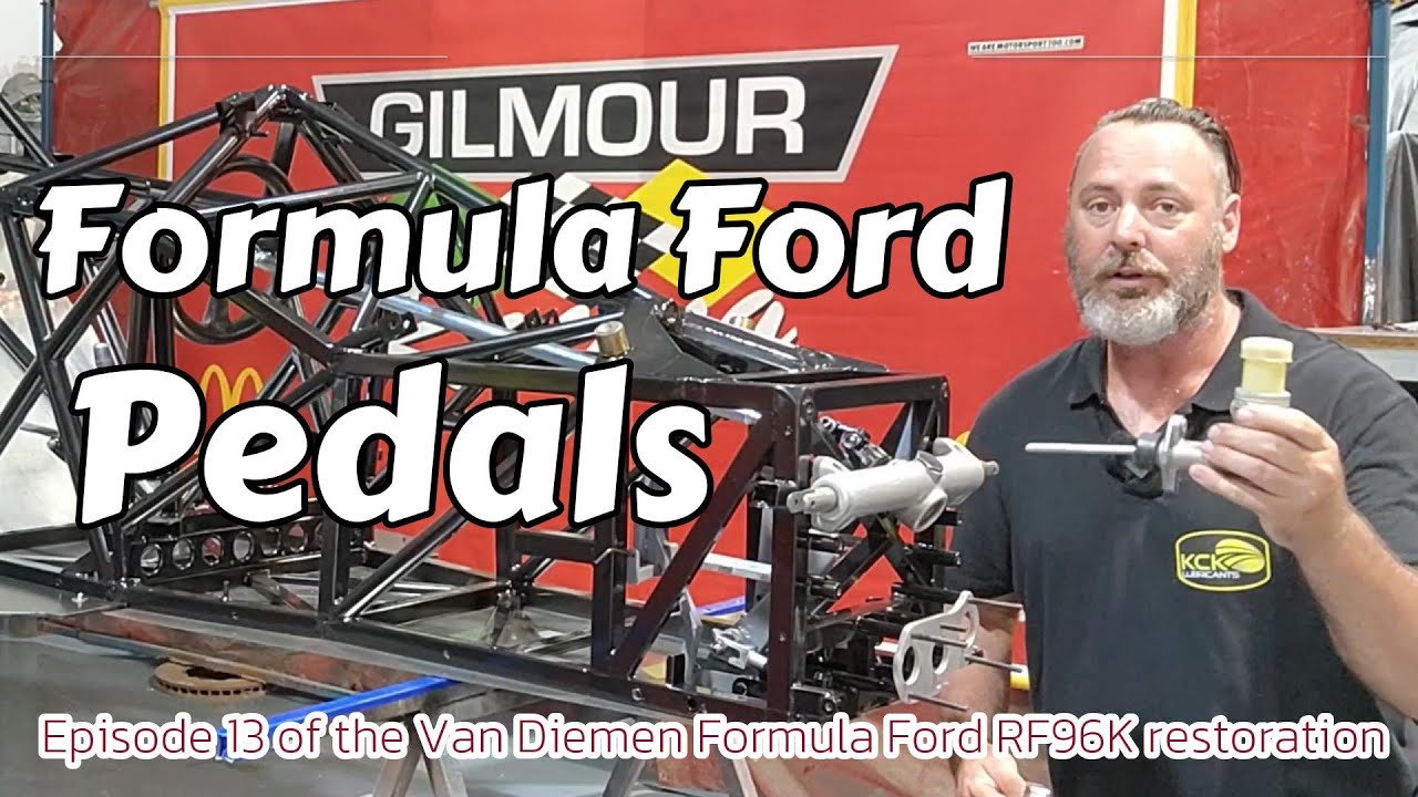 Formula Ford PEDALS Van Diemen RF96K restoration Episode 13, by KCK Racing Australia