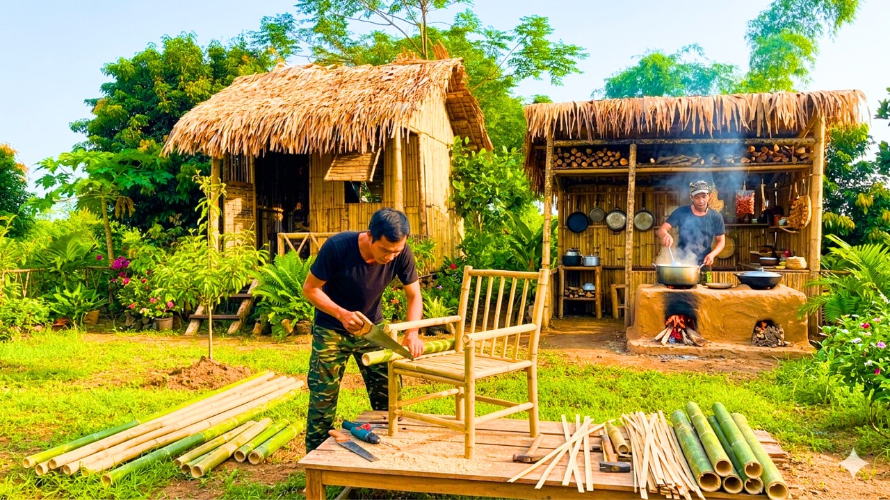 FULL: 365 Days of Solitude A Former Truck Driver’s Journey Building a Bamboo Dream House.