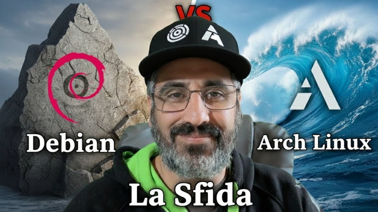 Debian vs Arch, la sfida tra la Roccia e l'Onda