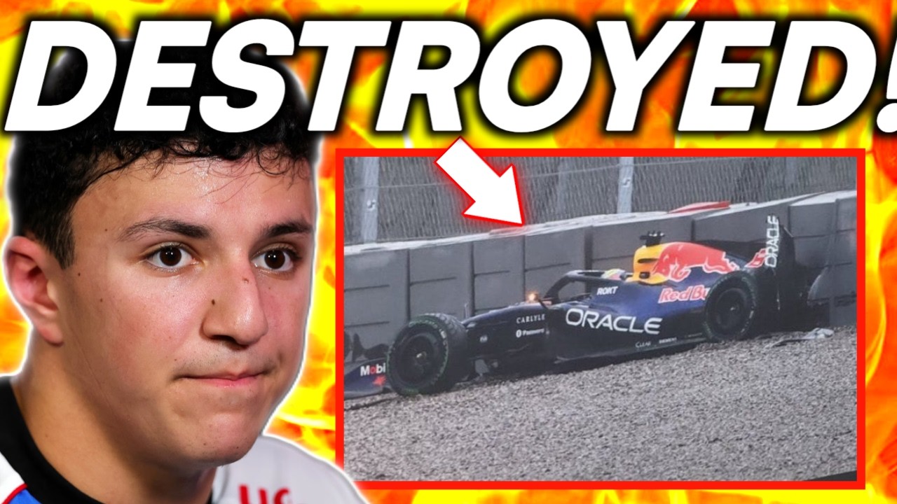 Red Bull FURIOUS After Hadjar's SHOCKING Crash RUINS Barcelona Test!
