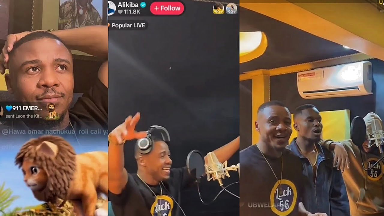 ALI KIBA AKIWA LIVE TIKTOK A-Z : Tazama Wakirekodi Wimbo Wao Mpya Live,Ajibu Watu Kuhusu DIAMOND