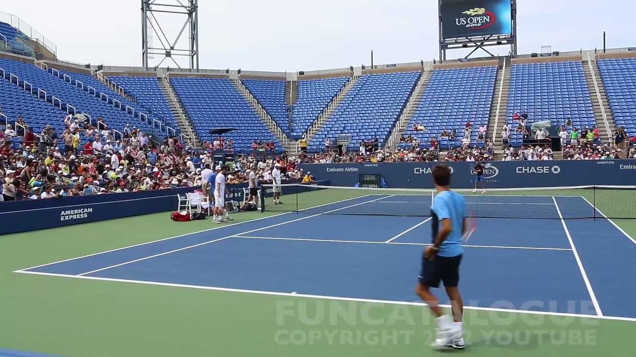 Roger Federer / Marin Cilic Set Play 2012  1 / 4
