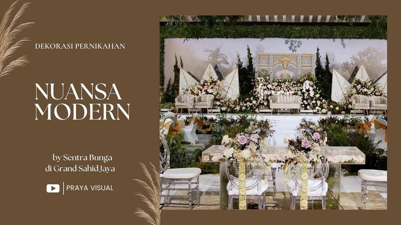 4K Dekorasi Pernikahan di Grand Sahid Jaya by Sentra Bunga - Teren & Bhima