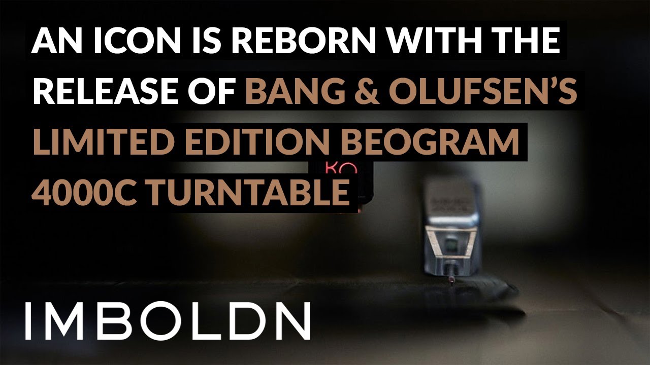 An Icon Is Reborn With The Release Of Bang & Olufsen’s Limited Edition Beogram 4000c Turntable