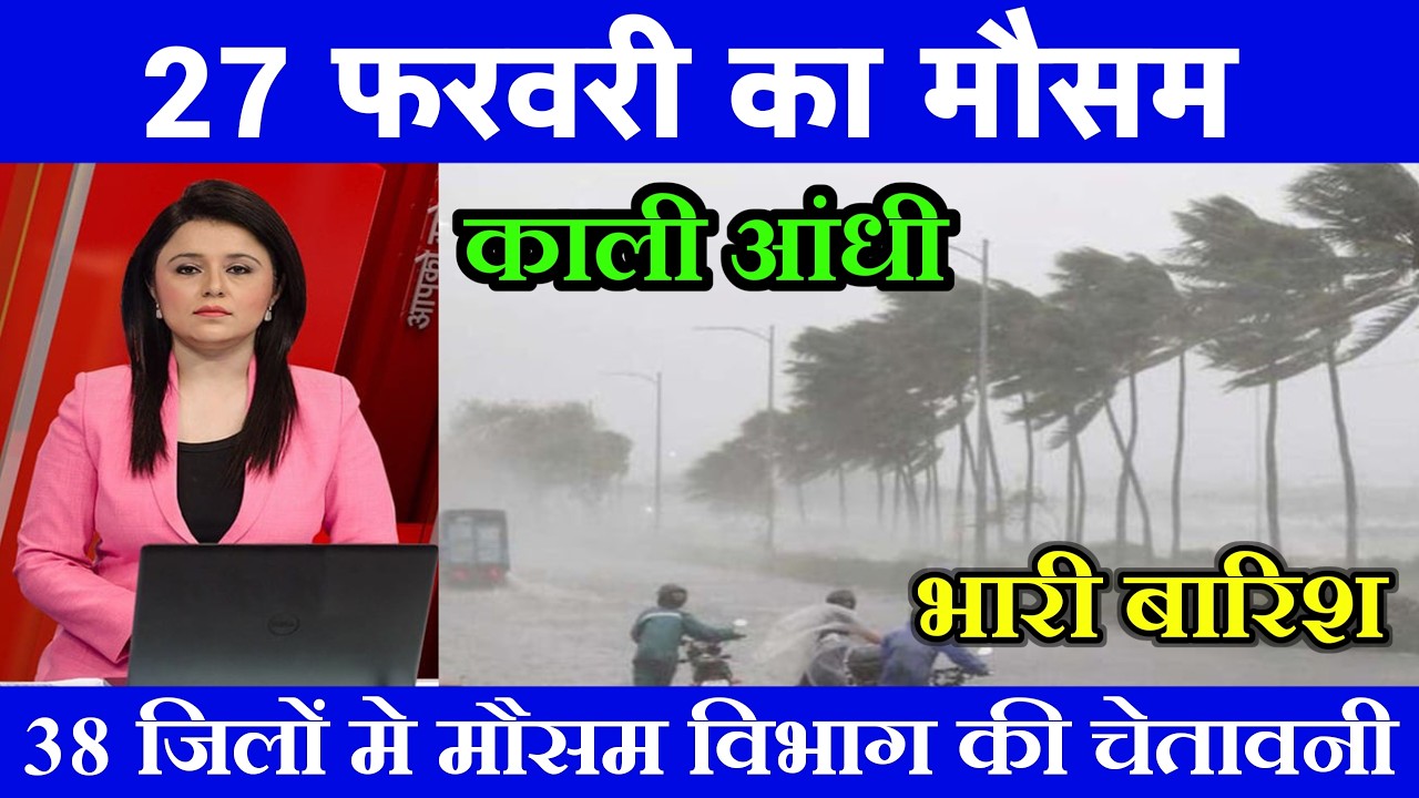 27 फरवरी का मौसम| today weather update, heat wave, #Mausam_ki_jankari #Lucknow_weather #आज_का_मौसम