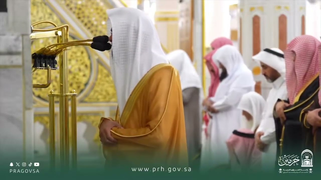 Taraweeh Prayer : Sheikh Muhammad Barhaji | Prophet's Mosque | 01 Ramadan 1447 | Haramain Explorer