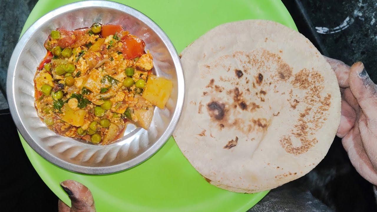 Matar paner aloo recip #viral #trending #socialmedia #youtube 