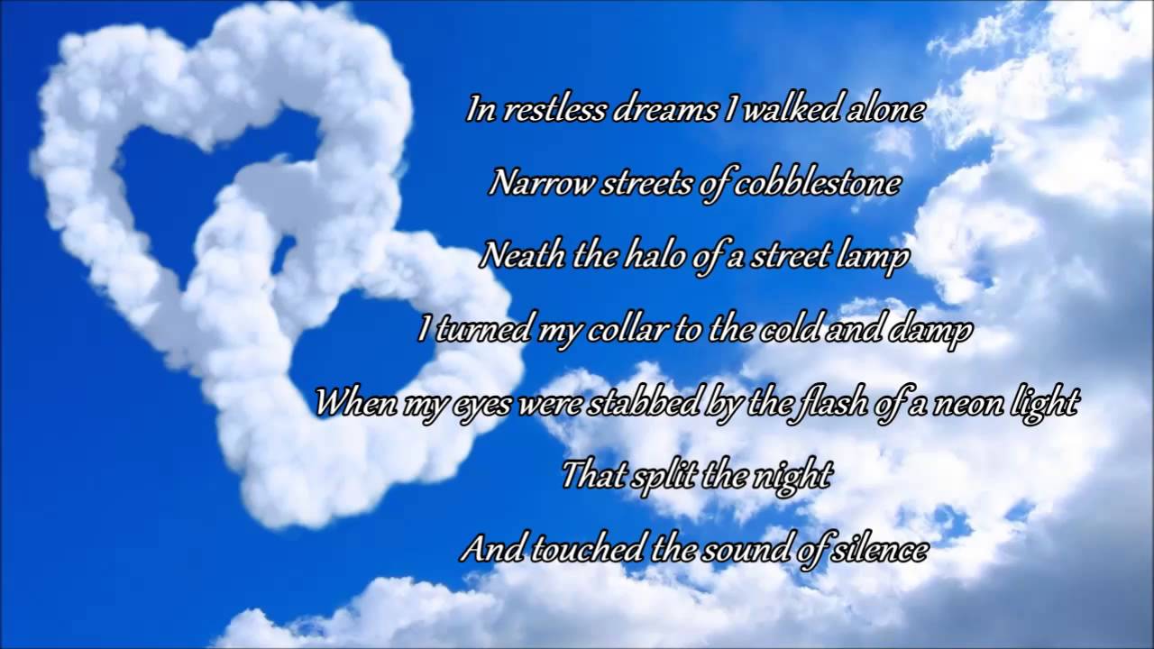 Aaron Mcclelland & Chelsie - The Sound Of Silence (Lyrics)