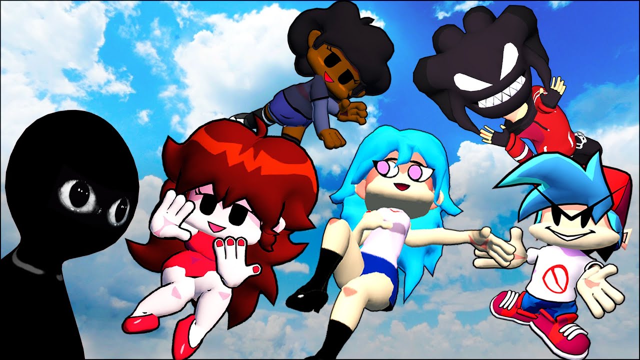 FNF Characters VS Bob Ragdoll in Garry's mod AGOTI,Sky,Boyfriend ep.33 (Friday Night Funkin')