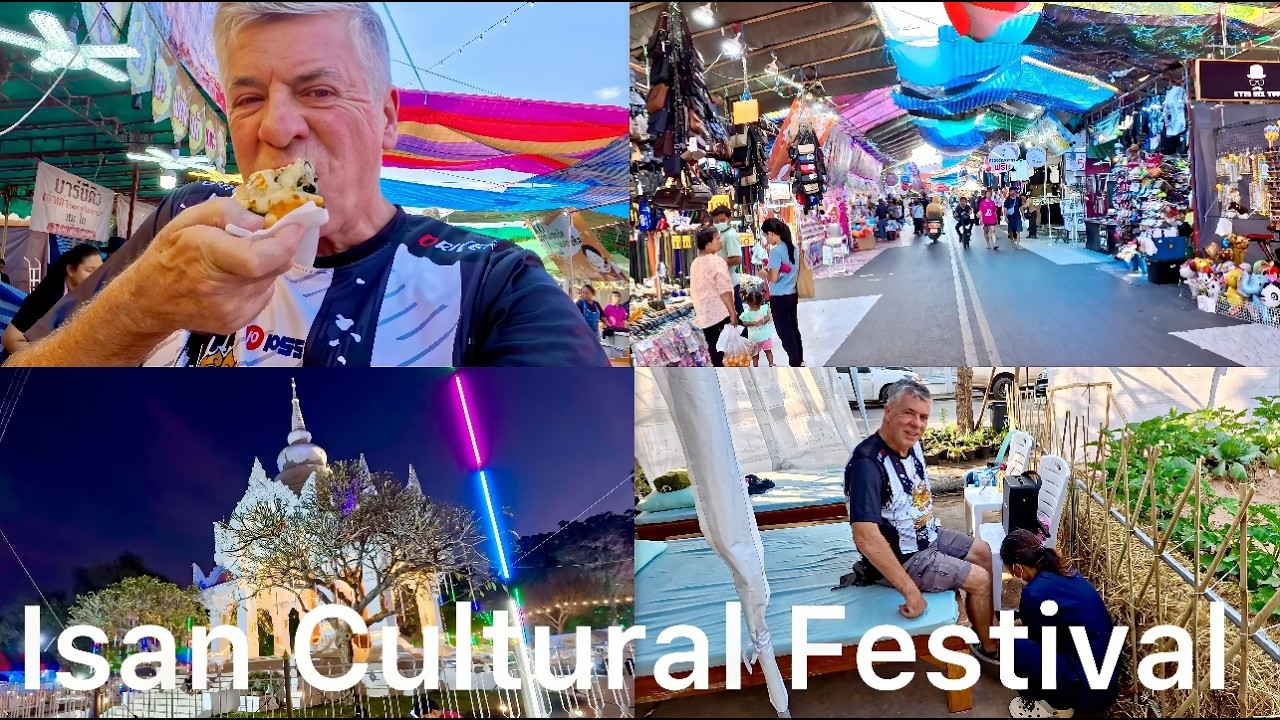 Maha Sarakham, Bun Boek Fah  Tradition a Cultural Festival & Red Cross Fair, Isan Thailand