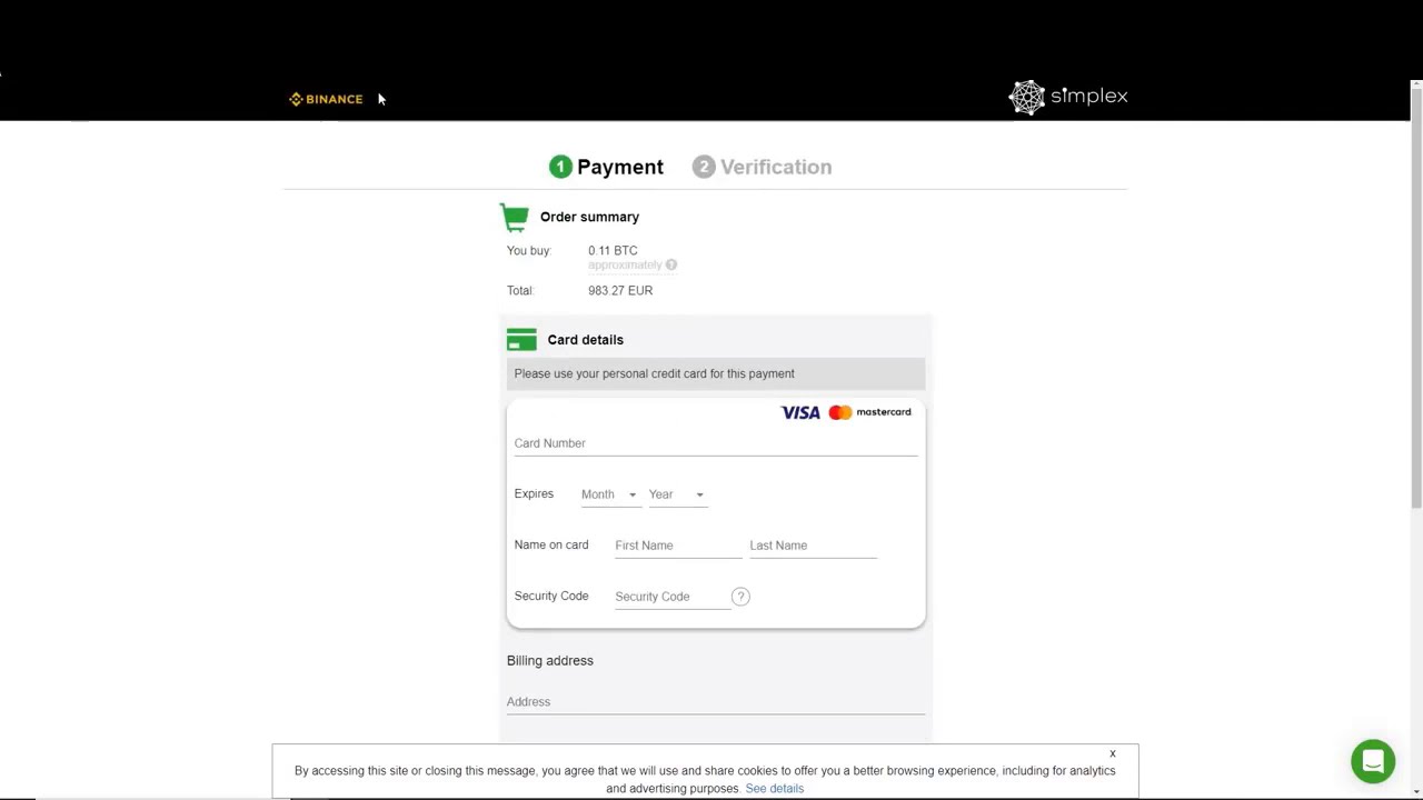 Comment Acheter des Cryptomonnaies une Credit card sur Binance Exchange 2025