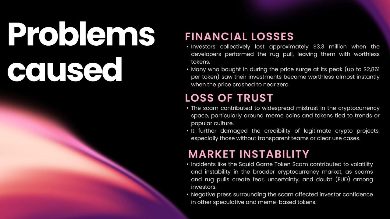 Squid Game Token Scam