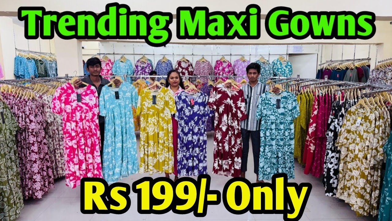 ‼️Rs 199/- Only Trending Maxi Gowns / Feeding Gowns / Branded Coord Sets Up5XL‼️