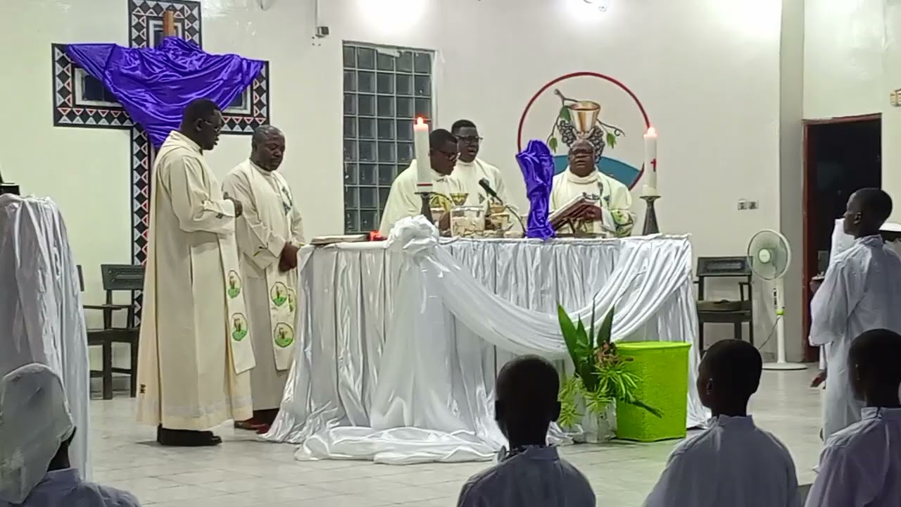 Messe du Jeudi Saint,Ste Marie -madeleine.Kinshasa-Matete.28/3/2024