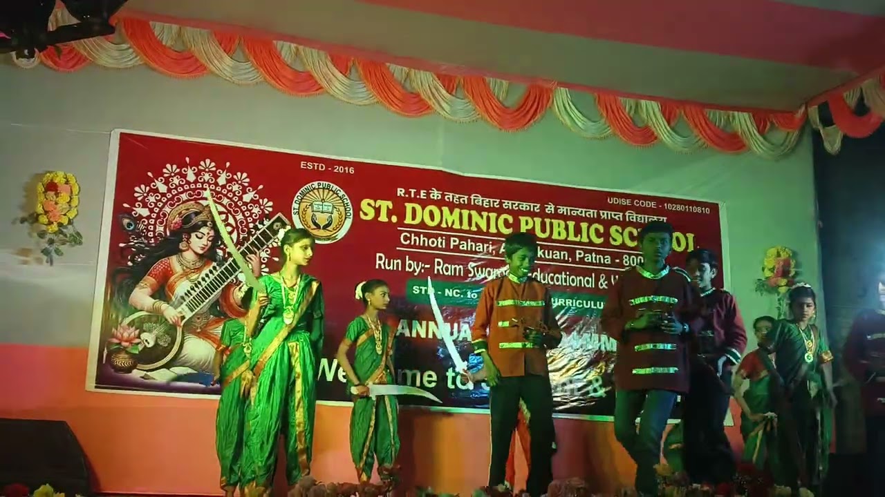 [11-part-02 | Jhanshi Ki Rani √ cute Acting+ Mix Song|St.Dominic public school Annual program 2026 ]