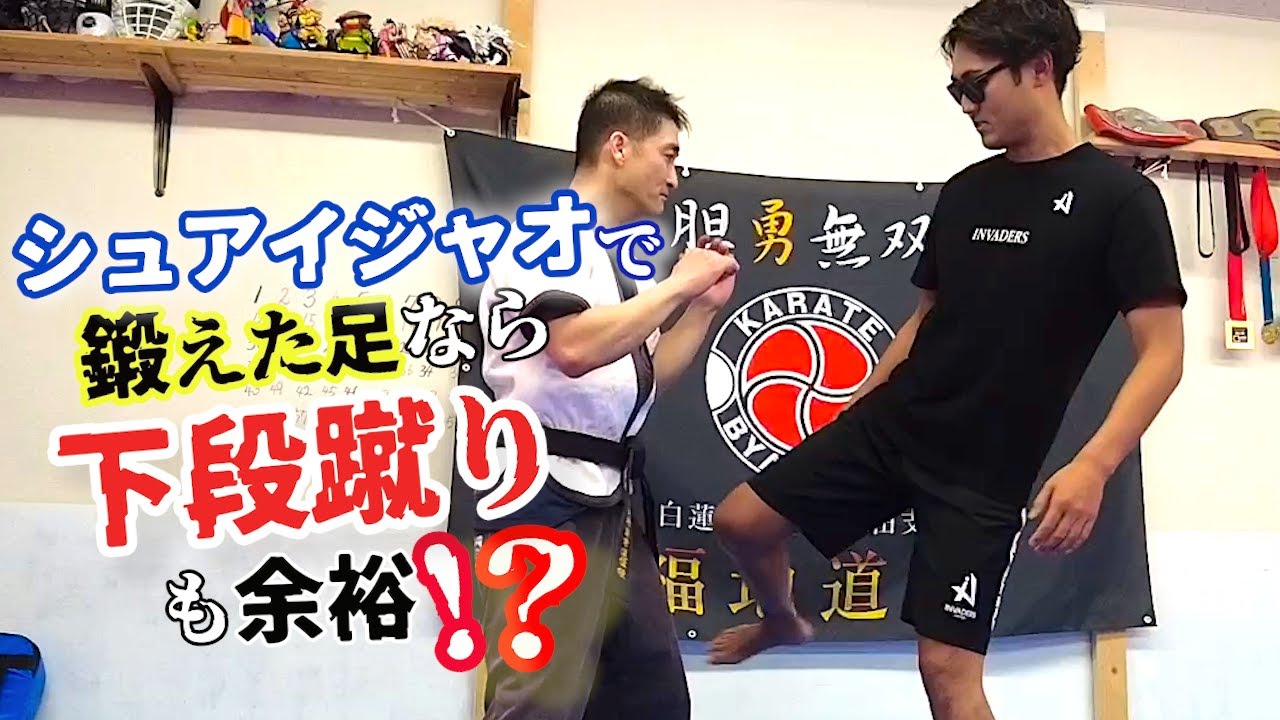 古コン先生のローキック受けてみた(やめれば良かった)