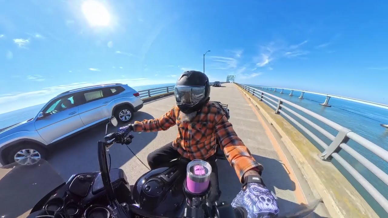 Virginia Riding the Chesapeake Bay Bridge-Tunnel