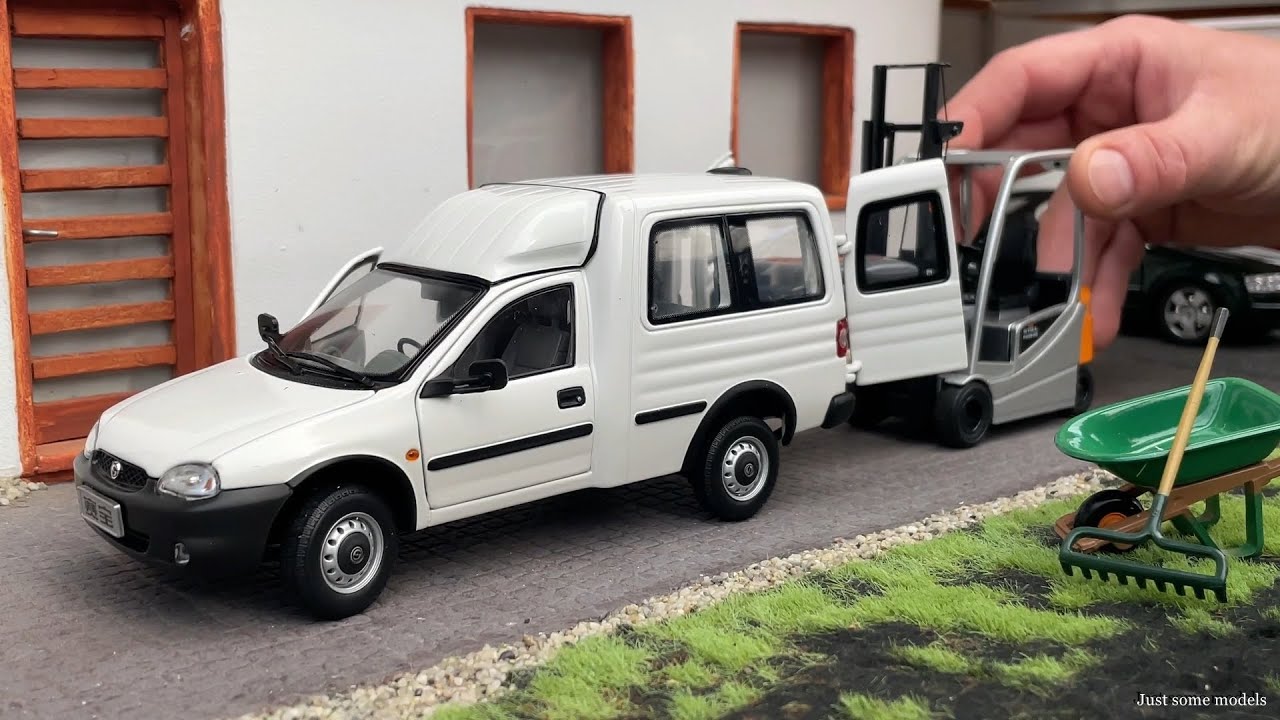 1:24 Opel Combo B 1.6, white - China dealer model [Unboxing]