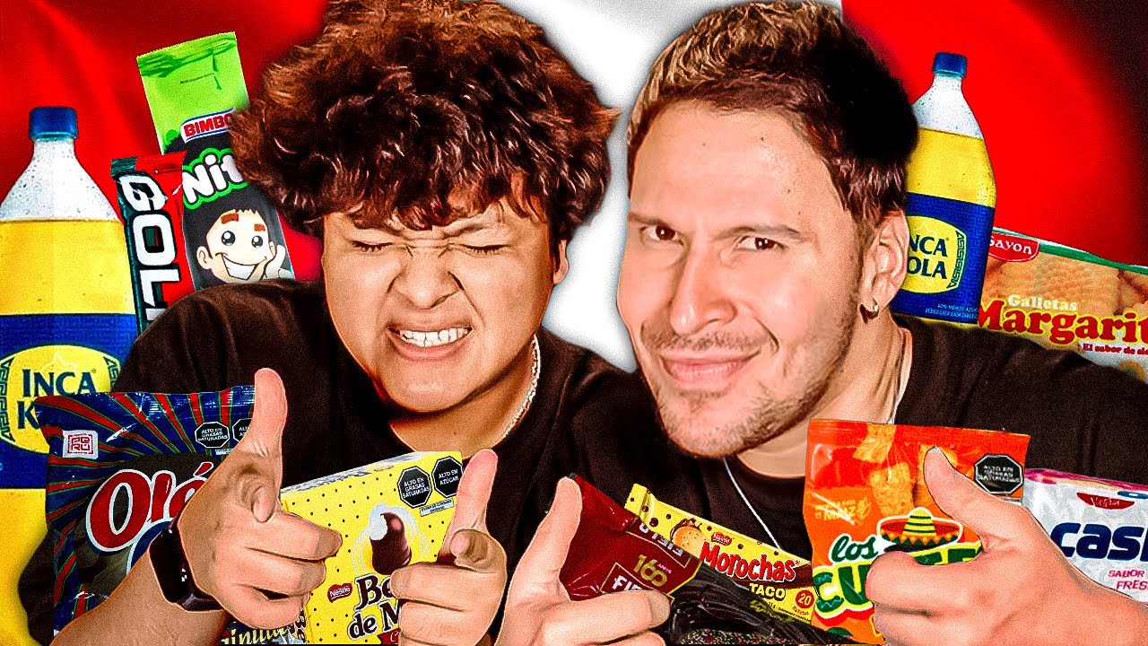 PROBANDO DULCES PERUANOS CON @AlecchiMan  🇵🇪