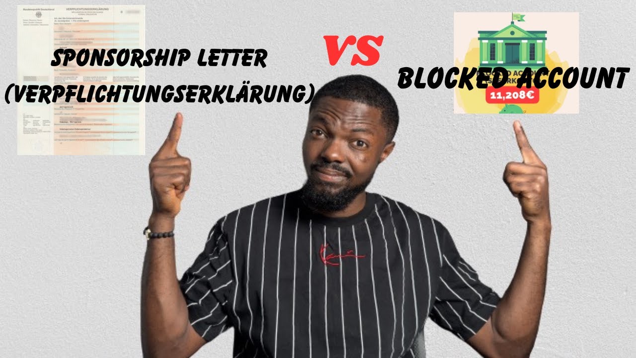 Blocked Account vs Sponsorship Letter for Studying in Germany (2024)