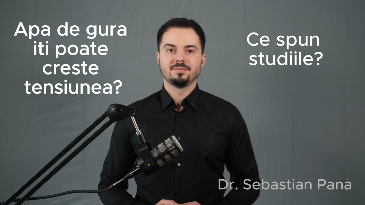 Apa de gura, tensiunea arteriala, microbiomul oral.