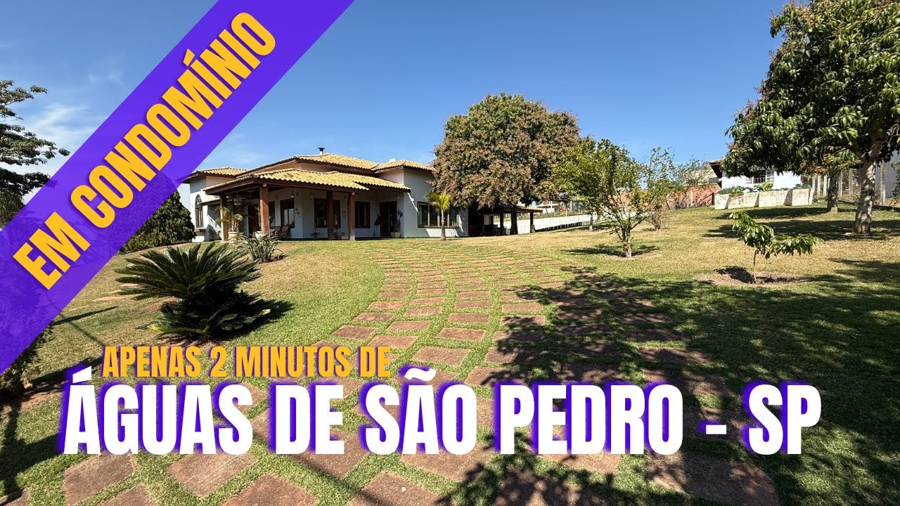 ✨ Casa de Campo em Condomínio Fechado no Interior de SP | São Pedro-SP e Águas de São Pedro 🏘️