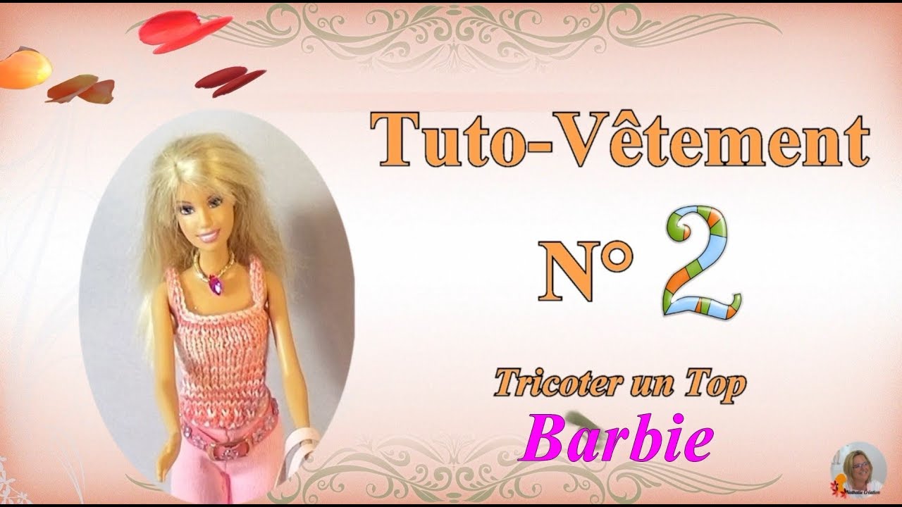 🥢 Tuto Vêtement N°2 | 👚 Tricoter un Top pour Barbies
