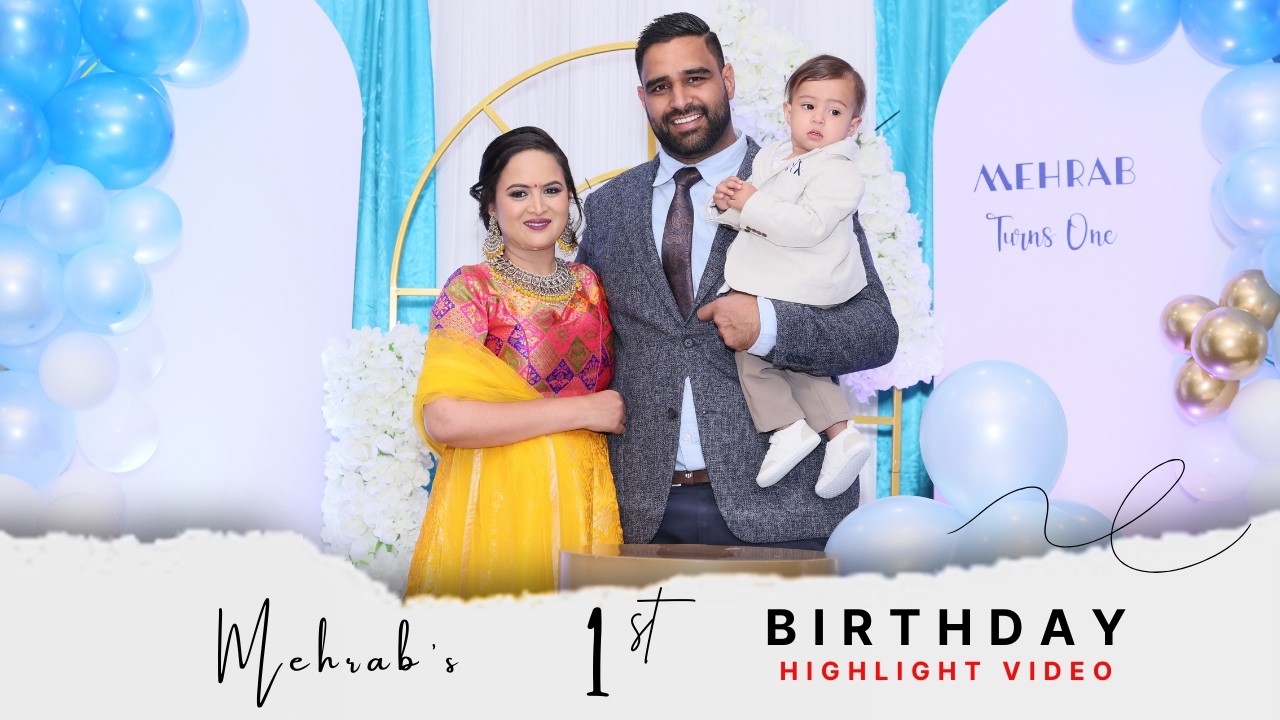 Highlight - Mehrab 1st Birthday - Gold Sweets and Gold Receptions Carrum Downs #melbourne