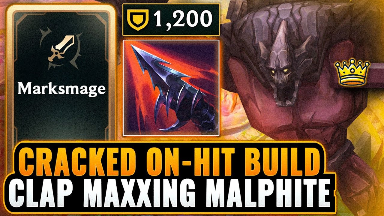 1100 On-Hit Damage: 3 Claps per Second High APM Malphite | League Arena Gameplay